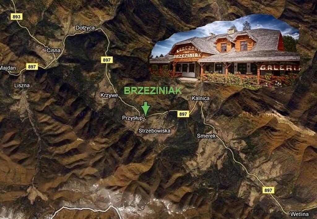 Karczma Brzeziniak Bed & Breakfast Cisna Exterior photo